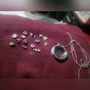 Origami Owl Necklace And Charms